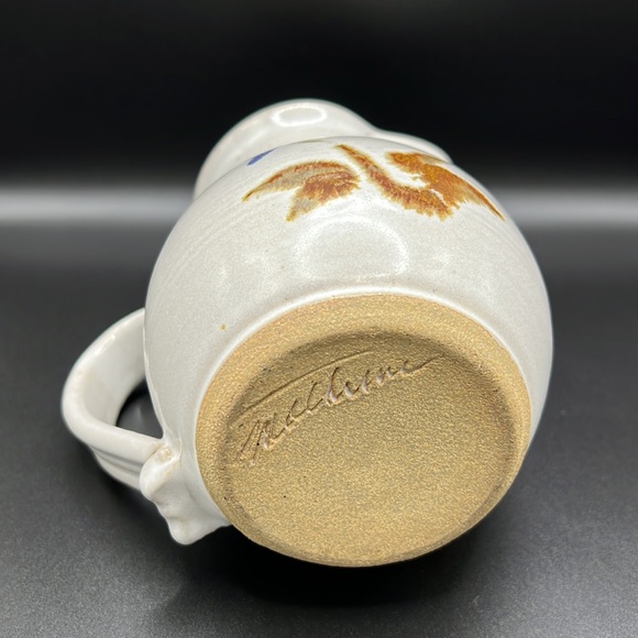 Studio Pottery Handmade Ceramic Pitcher 7.5 in - Picture 9 of 11